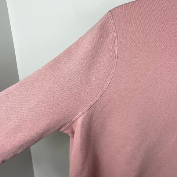 Sezane Calvin EPS Sweatshirt Blush Pink Size XS Organic Cotton Long Sleeve Crew - Picture 11 of 15